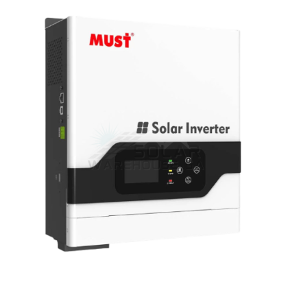 3KW 24V/80A PURE SINE WAVE HYBRID MPPT INVERTER – MUST PV-18 3024 VPM