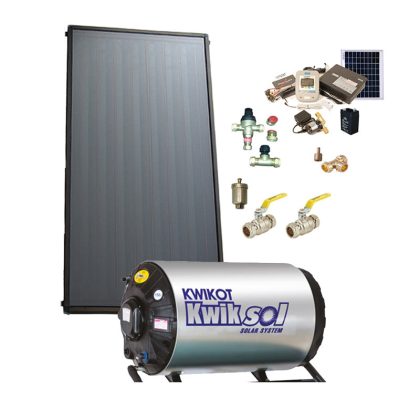 200L Complete Direct Pumped Vertical Flat Plate Solar Water Heating System