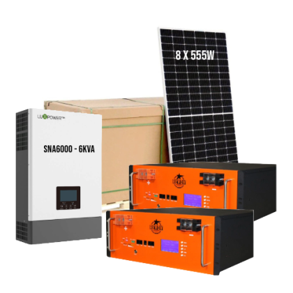 Off grid: 5kw Luxpower kit with 10kw battery backup  package