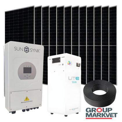 Sunsynk hybrid 5kw full kit with Freedom Won 10kw battery backup