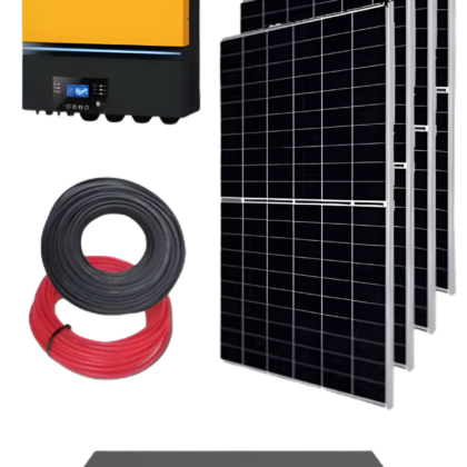 Kodak 3kw full solar package with lithium battery