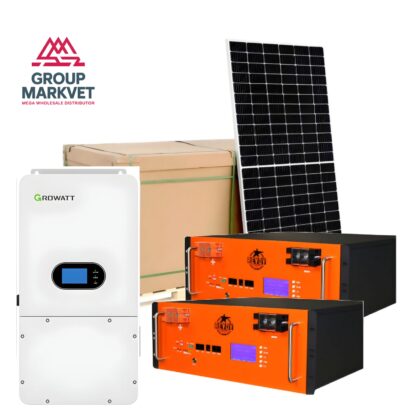 10kw growatt  hybrid solar full  kit with 10kw battery backup
