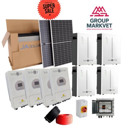 SunSynk 20kw 3Phase Hybrid System with 20kw lifepo4 backup System