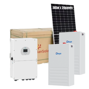 Deye 16Kw solar  power  kit with 2x 16kwh Deye Lithium batteries