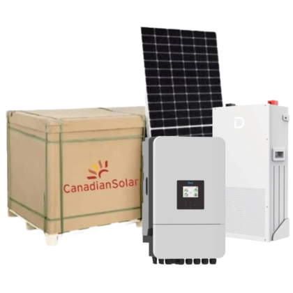 Deye 8Kw Hybrid  System  with Powerbrick 14.3kw