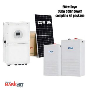 20Kw Deye 30kw solar power complete kit package